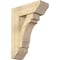 Ekena Millwork Merced Slat Rough Sawn Bracket w/ Offset Brace, Douglas Fir, 8"W x 22"D x 30"H BKT0806X22X30MRC06RDF - alternate 1